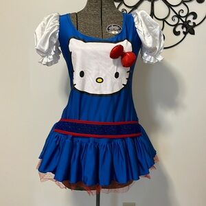 Hello Kitty Blue Dress with Red Bow